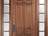 PELLA ENTRY DOOR WITH SIDELIGHTS AND TOP